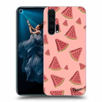 Picasee Honor 20 Pro Hülle - Schwarzes Silikon - Watermelon
