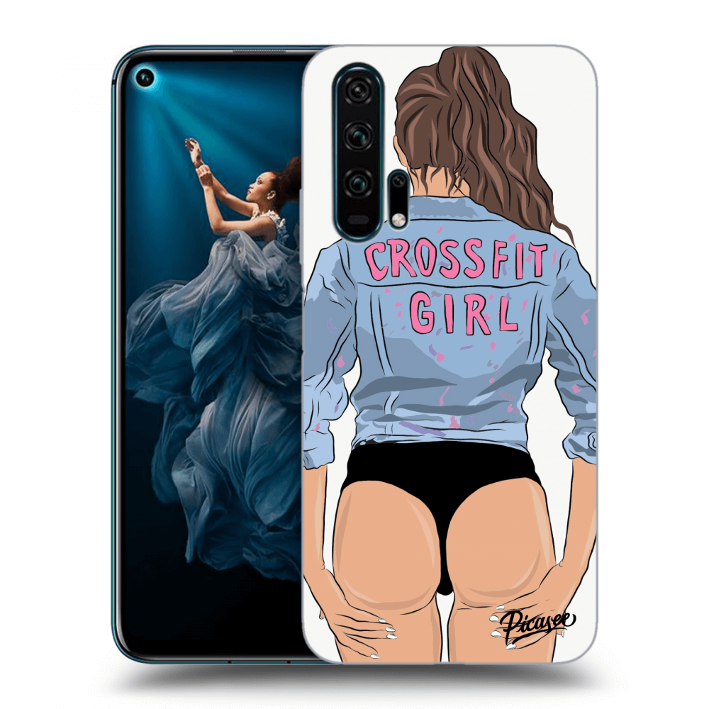Picasee Honor 20 Pro Hülle - Transparentes Silikon - Crossfit girl - nickynellow