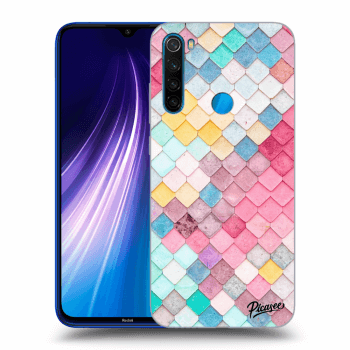 Picasee Xiaomi Redmi Note 8 Hülle - Transparentes Silikon - Colorful roof