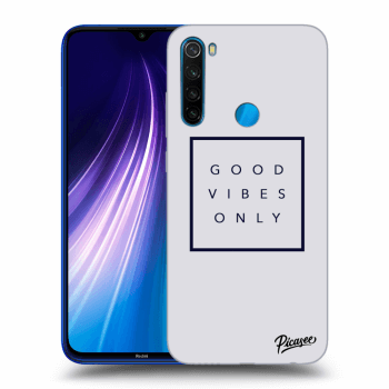Picasee Xiaomi Redmi Note 8 Hülle - Transparentes Silikon - Good vibes only