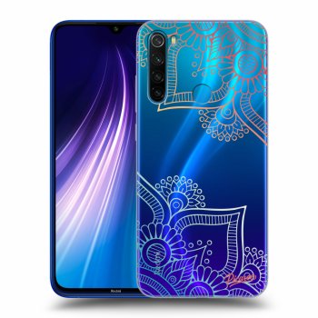 Picasee Xiaomi Redmi Note 8 Hülle - Transparentes Silikon - Flowers pattern
