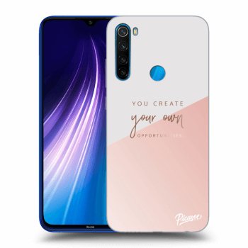 Picasee Xiaomi Redmi Note 8 Hülle - Transparentes Silikon - You create your own opportunities