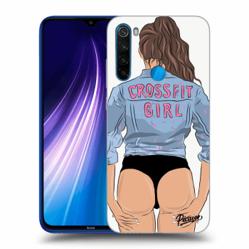 Picasee Xiaomi Redmi Note 8 Hülle - Transparentes Silikon - Crossfit girl - nickynellow
