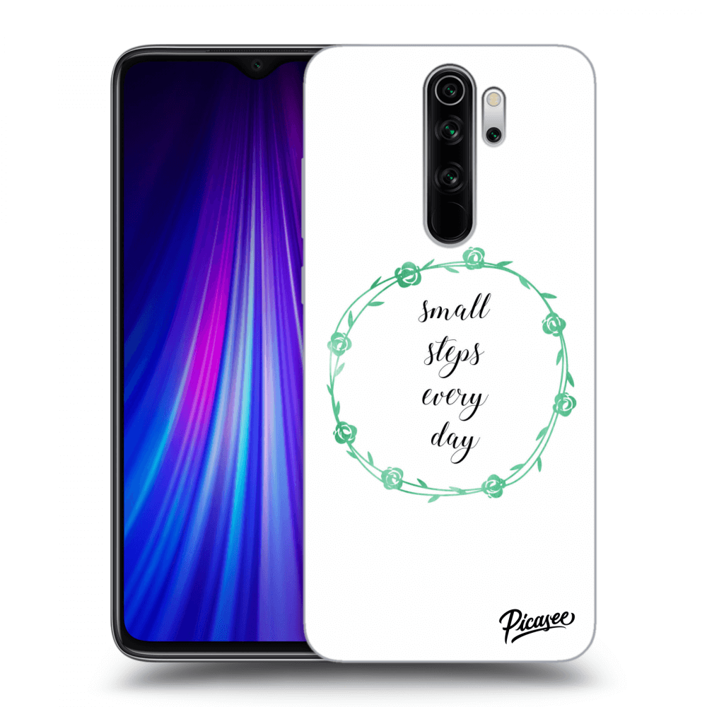 Picasee Xiaomi Redmi Note 8 Pro Hülle - Transparentes Silikon - Small steps every day