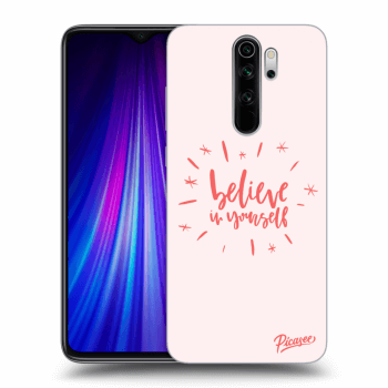 Picasee Xiaomi Redmi Note 8 Pro Hülle - Transparentes Silikon - Believe in yourself