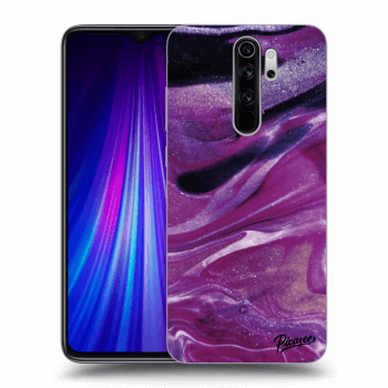 Hülle für Xiaomi Redmi Note 8 Pro - Purple glitter