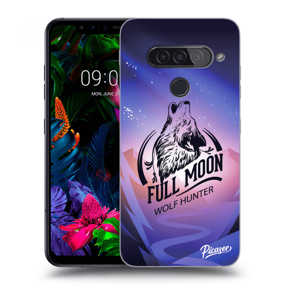 Picasee LG G8s ThinQ Hülle - Transparentes Silikon - Wolf