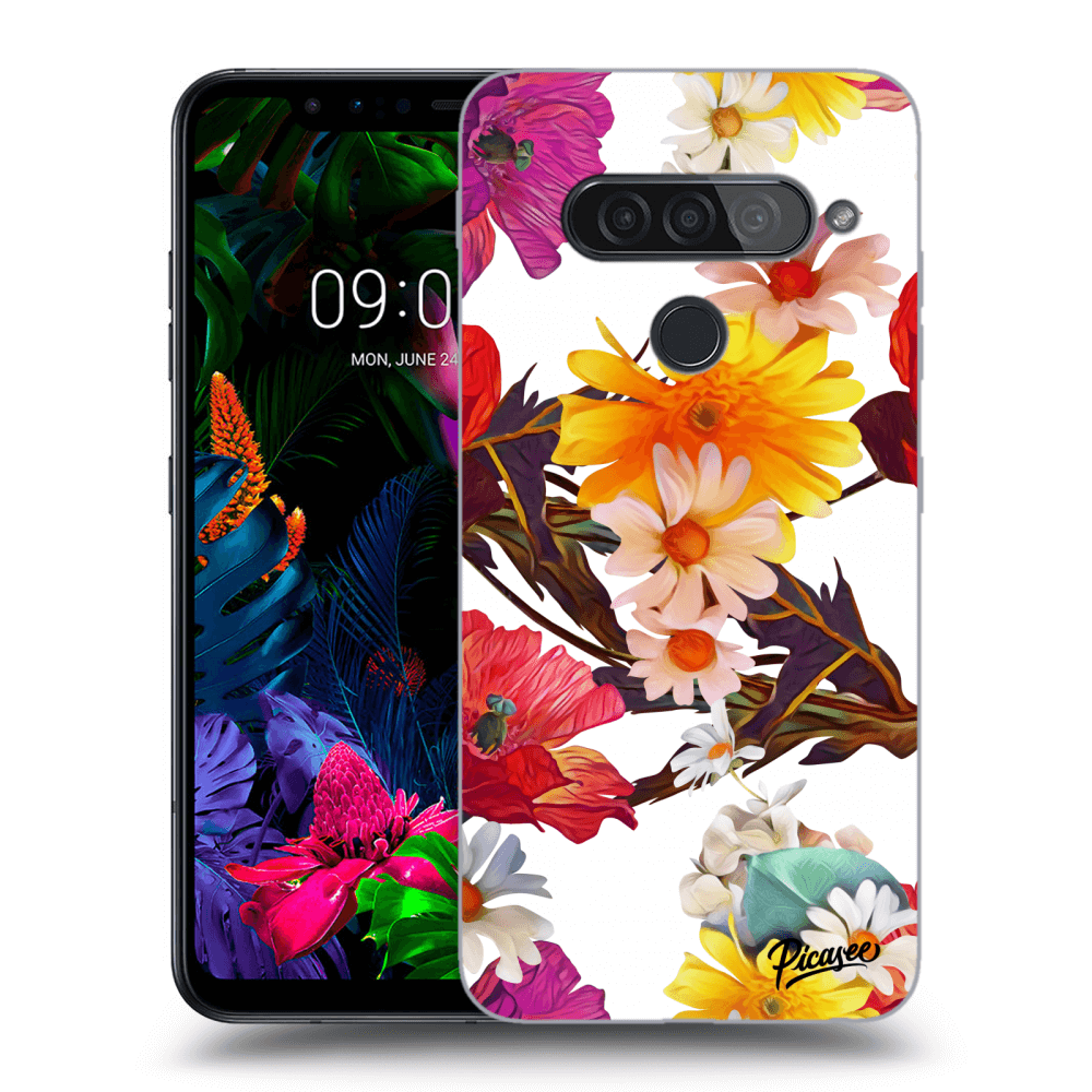 Picasee LG G8s ThinQ Hülle - Transparentes Silikon - Meadow