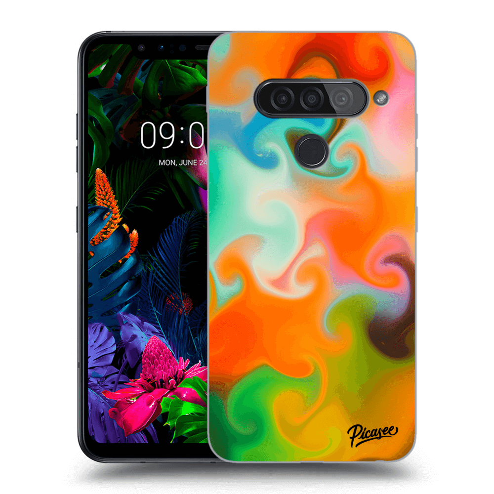 Picasee LG G8s ThinQ Hülle - Transparentes Silikon - Juice