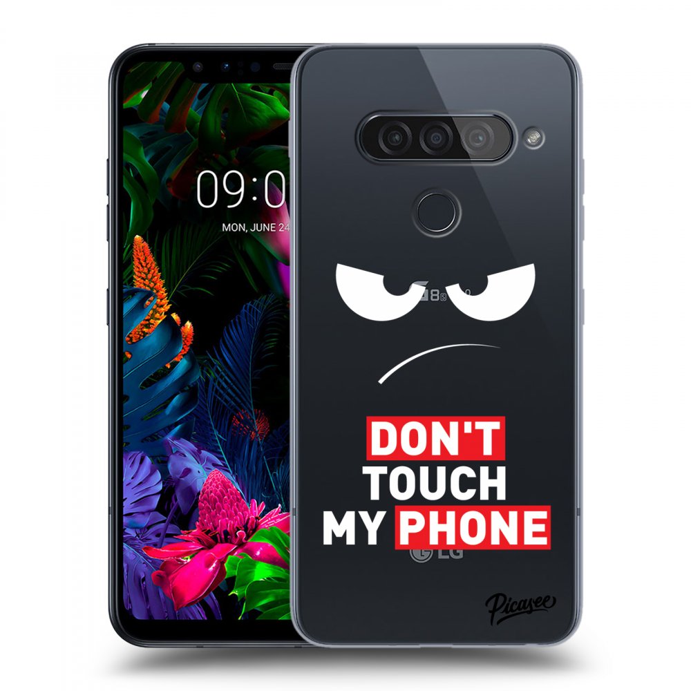 Picasee LG G8s ThinQ Hülle - Transparentes Silikon - Angry Eyes - Transparent