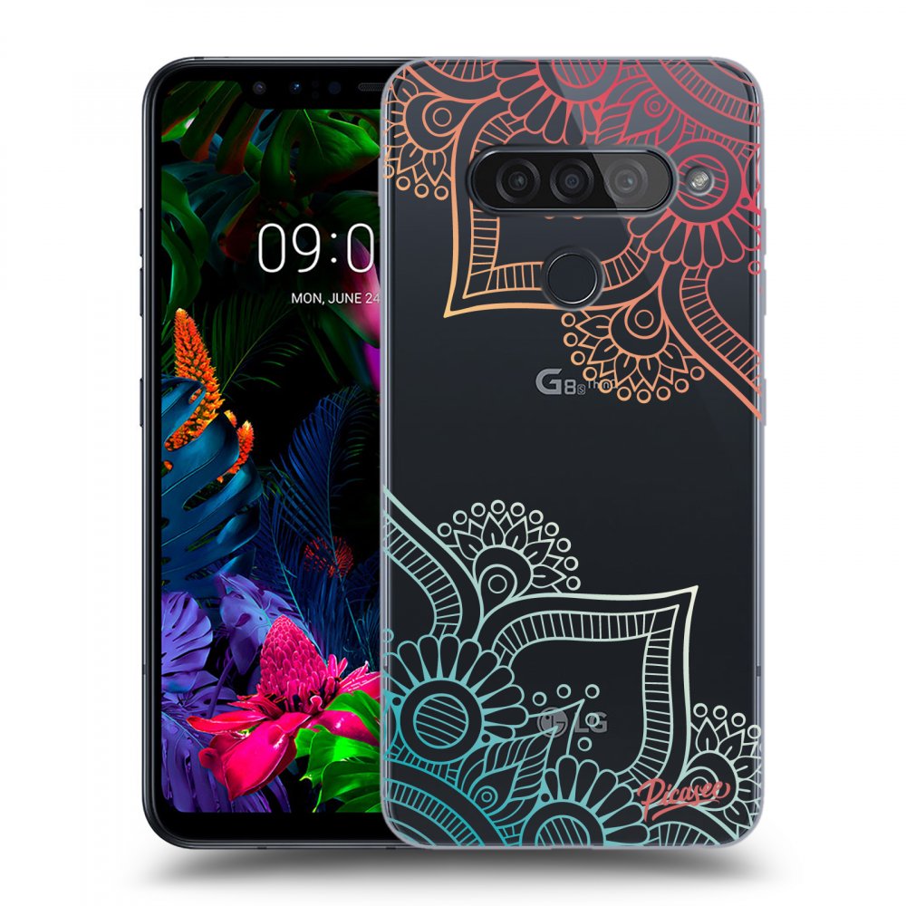 Picasee LG G8s ThinQ Hülle - Transparentes Silikon - Flowers pattern