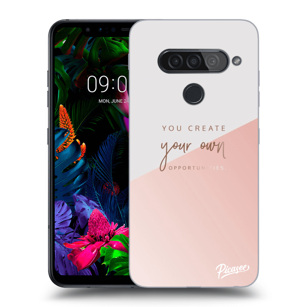 Picasee LG G8s ThinQ Hülle - Transparentes Silikon - You create your own opportunities