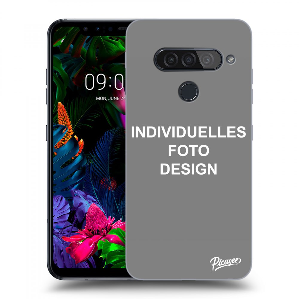 Picasee LG G8s ThinQ Hülle - Transparentes Silikon - Individuelles Fotodesign