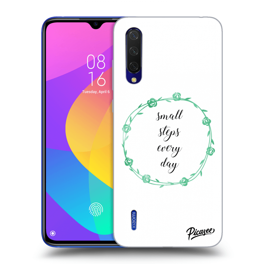 Picasee Xiaomi Mi 9 Lite Hülle - Transparentes Silikon - Small steps every day