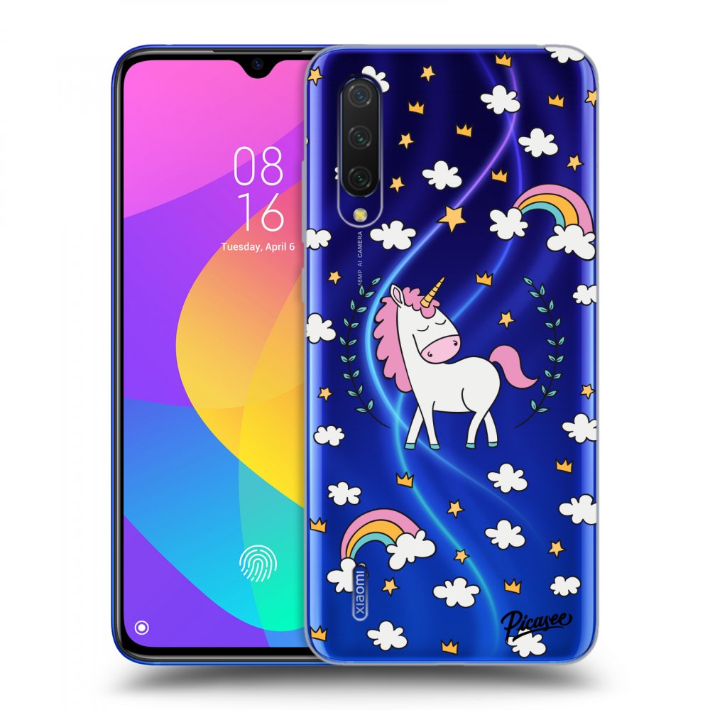 Picasee Xiaomi Mi 9 Lite Hülle - Transparentes Silikon - Unicorn star heaven