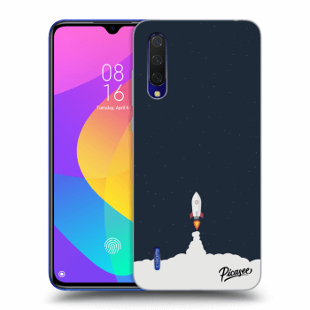 Picasee Xiaomi Mi 9 Lite Hülle - Schwarzes Silikon - Astronaut 2