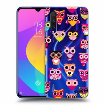 Picasee Xiaomi Mi 9 Lite Hülle - Transparentes Silikon - Owls