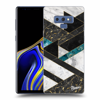 Picasee Samsung Galaxy Note 9 N960F Hülle - Schwarzes Silikon - Dark geometry