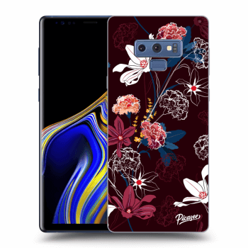 Picasee Samsung Galaxy Note 9 N960F Hülle - Schwarzes Silikon - Dark Meadow