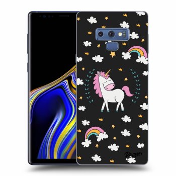 Picasee Samsung Galaxy Note 9 N960F Hülle - Schwarzes Silikon - Unicorn star heaven