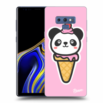 Picasee Samsung Galaxy Note 9 N960F Hülle - Schwarzes Silikon - Ice Cream Panda
