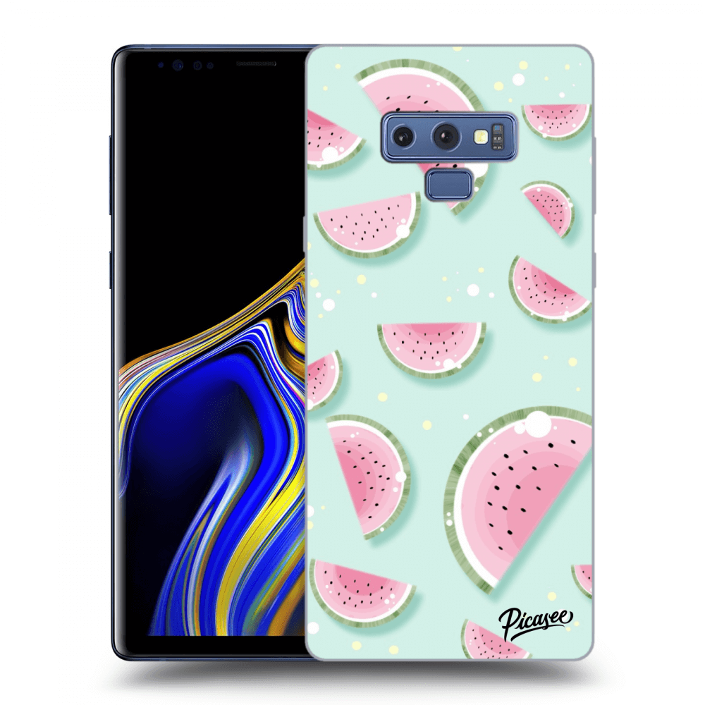 Picasee Samsung Galaxy Note 9 N960F Hülle - Schwarzes Silikon - Watermelon 2