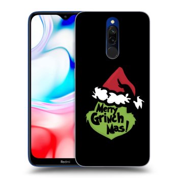 Picasee Xiaomi Redmi 8 Hülle - Schwarzes Silikon - Grinch 2