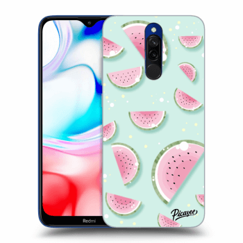 Picasee Xiaomi Redmi 8 Hülle - Schwarzes Silikon - Watermelon 2