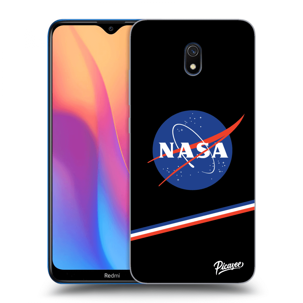 Picasee Xiaomi Redmi 8A Hülle - Schwarzes Silikon - NASA Original