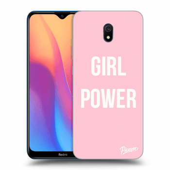 Picasee Xiaomi Redmi 8A Hülle - Schwarzes Silikon - Girl power