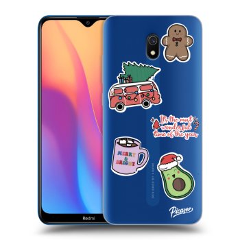 Hülle für Xiaomi Redmi 8A - Christmas Stickers