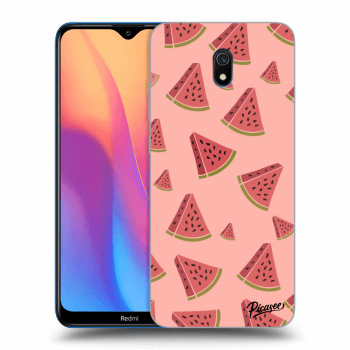 Picasee Xiaomi Redmi 8A Hülle - Schwarzes Silikon - Watermelon