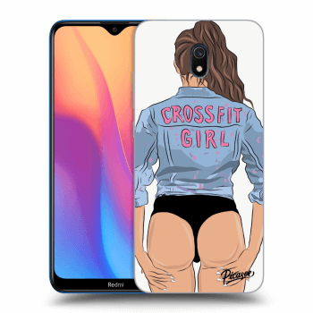 Picasee Xiaomi Redmi 8A Hülle - Transparentes Silikon - Crossfit girl - nickynellow