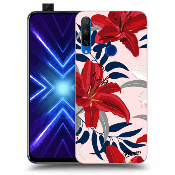 Hülle für Honor 9X - Red Lily