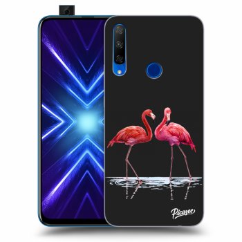 Hülle für Honor 9X - Flamingos zu zweit