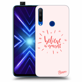 Picasee Honor 9X Hülle - Transparentes Silikon - Believe in yourself