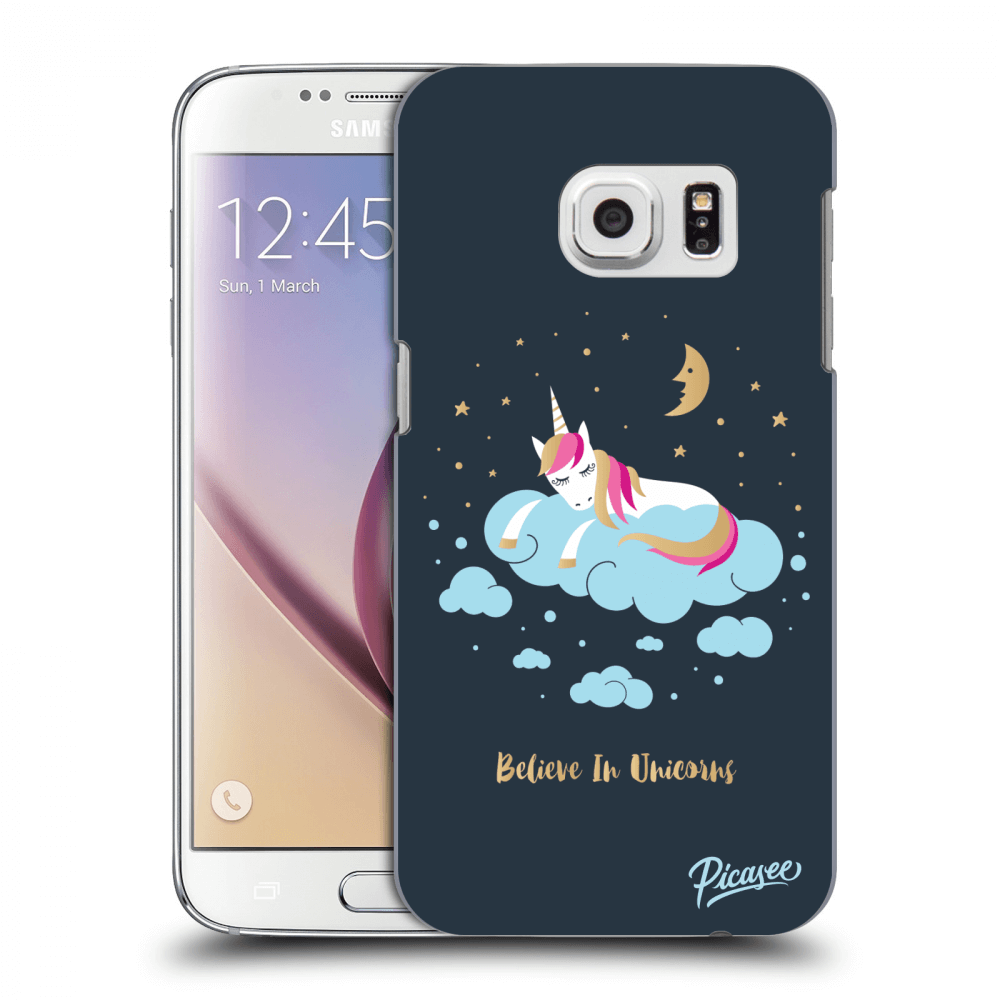 Picasee Samsung Galaxy S7 G930F Hülle - Transparentes Silikon - Believe In Unicorns