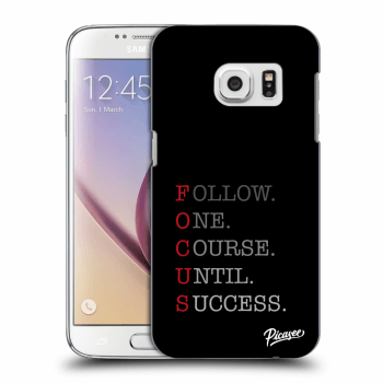 Picasee Samsung Galaxy S7 G930F Hülle - Transparentes Silikon - Focus