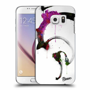 Picasee Samsung Galaxy S7 G930F Hülle - Transparentes Silikon - Peony White