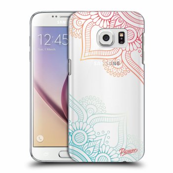 Picasee Samsung Galaxy S7 G930F Hülle - Transparentes Silikon - Flowers pattern
