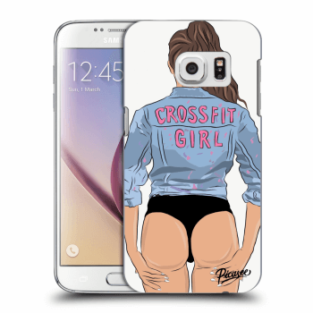 Picasee Samsung Galaxy S7 G930F Hülle - Transparentes Silikon - Crossfit girl - nickynellow
