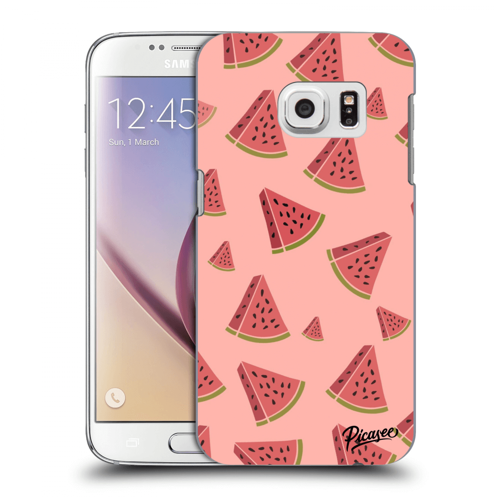 Picasee Samsung Galaxy S7 G930F Hülle - Transparentes Silikon - Watermelon