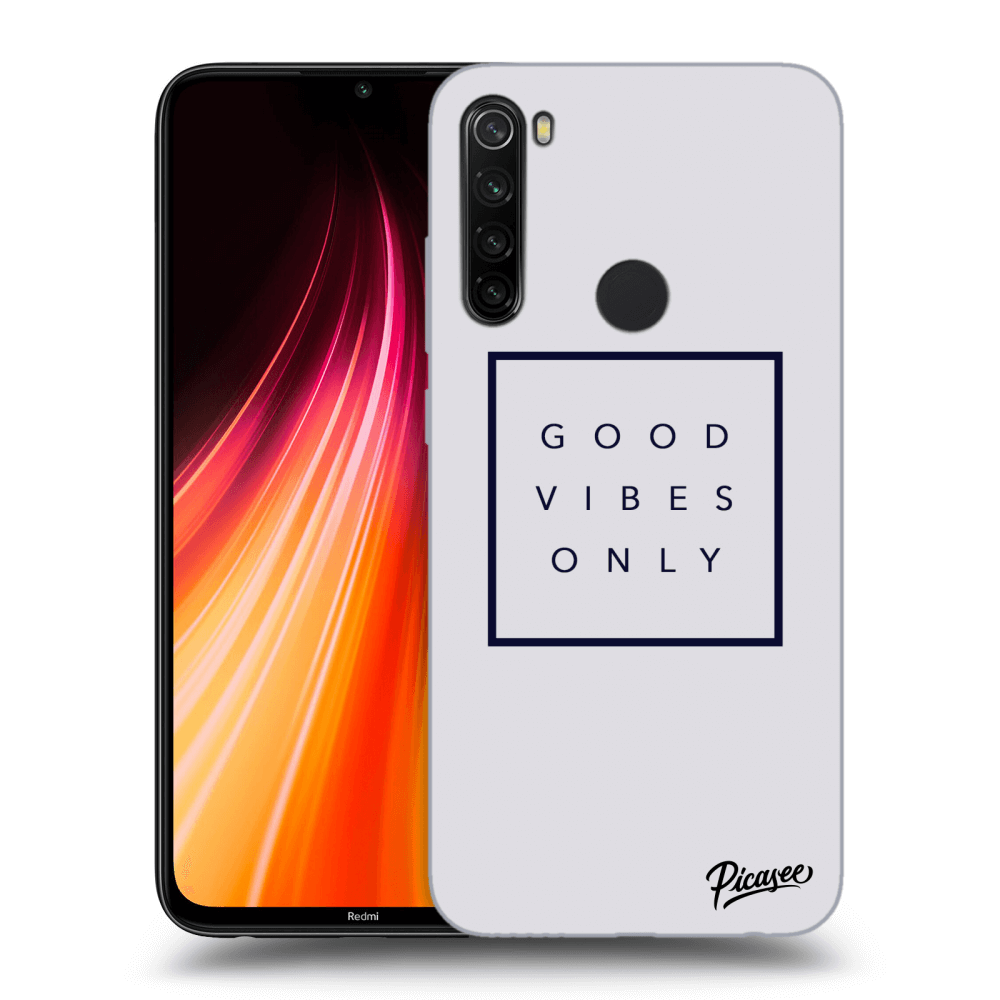 Picasee Xiaomi Redmi Note 8T Hülle - Transparentes Silikon - Good vibes only