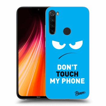 Hülle für Xiaomi Redmi Note 8T - Angry Eyes - Blue