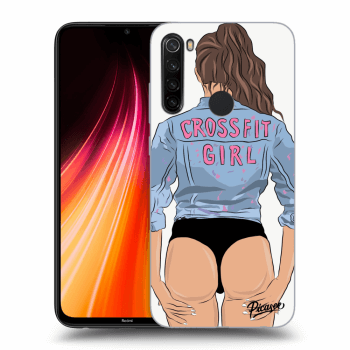 Picasee Xiaomi Redmi Note 8T Hülle - Transparentes Silikon - Crossfit girl - nickynellow