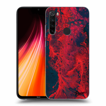 Picasee Xiaomi Redmi Note 8T Hülle - Transparentes Silikon - Organic red