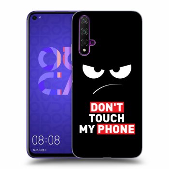 Hülle für Huawei Nova 5T - Angry Eyes - Transparent