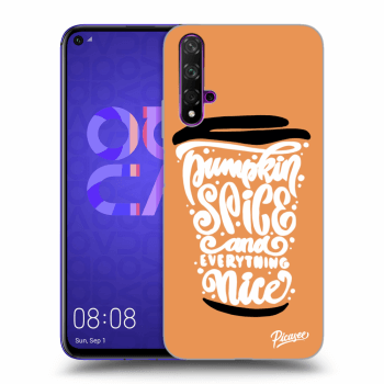 Hülle für Huawei Nova 5T - Pumpkin coffee