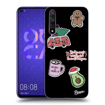 Hülle für Huawei Nova 5T - Christmas Stickers