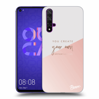 Picasee Huawei Nova 5T Hülle - Transparentes Silikon - You create your own opportunities